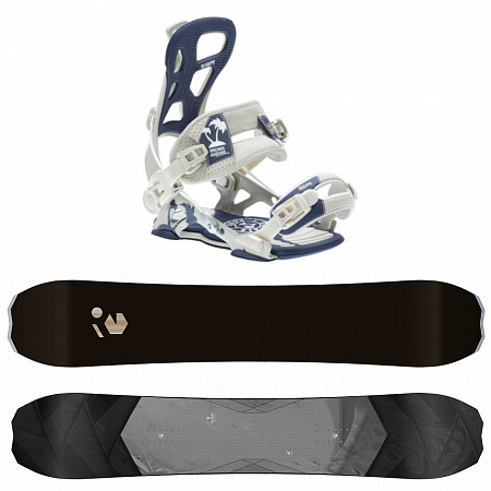 Комплит сноуборд AURORA + крепления BROTHERHOOD FT Комплит сноуборд AURORA + крепления BROTHERHOOD FT